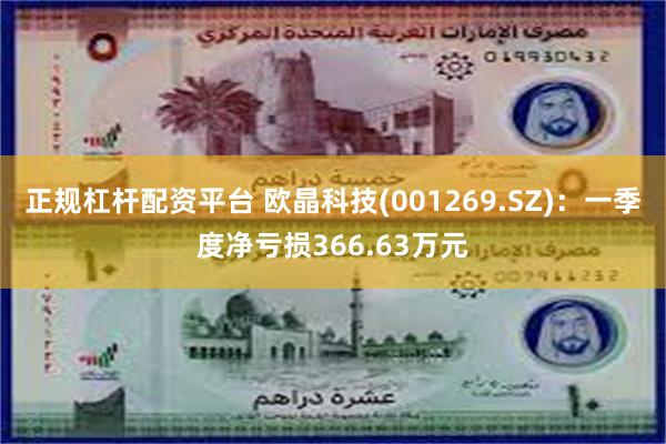 正规杠杆配资平台 欧晶科技(001269.SZ)：一季度净亏损366.63万元